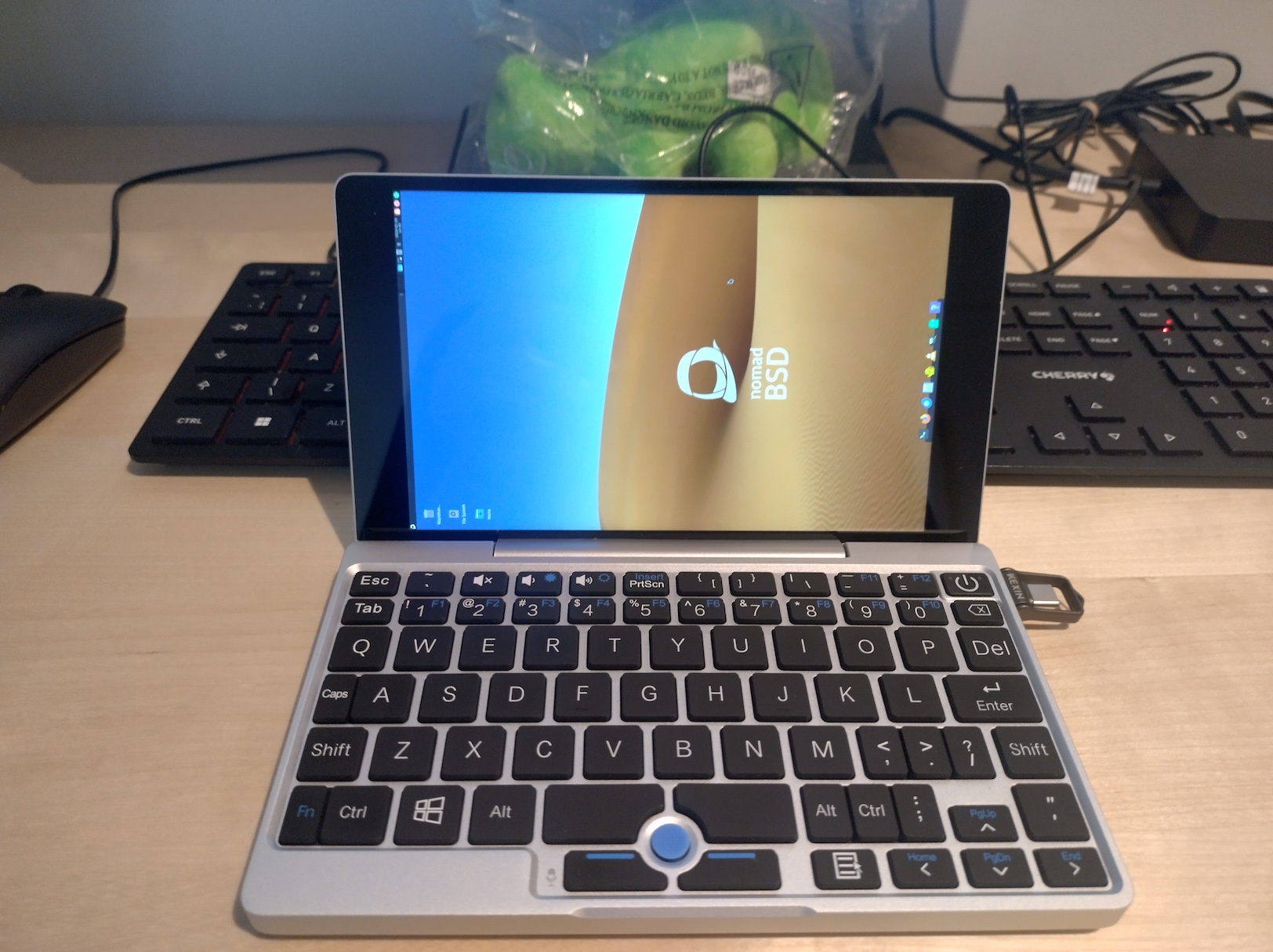 GPD Pocket running NomadBSD