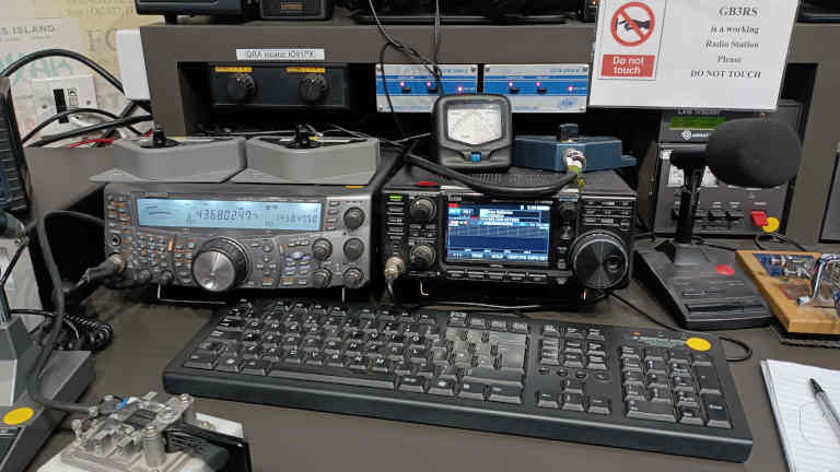Tara’s operating GB3RS on an Icom IC-9700 on D-STAR