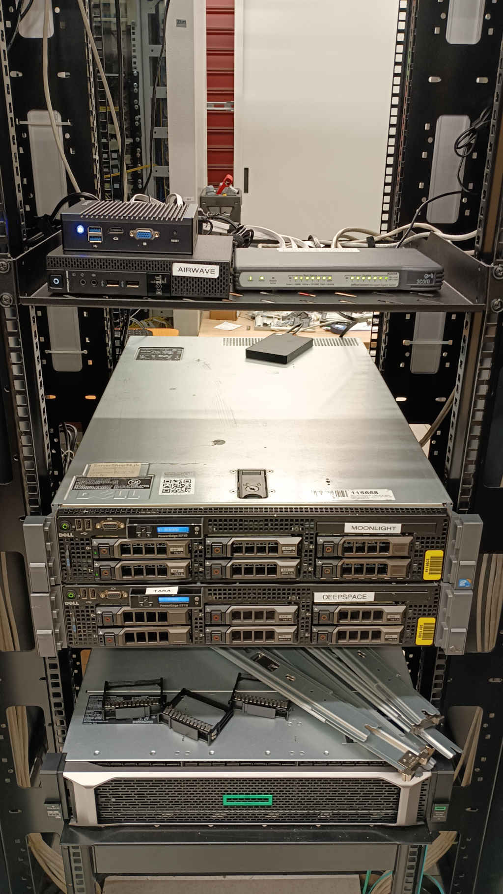 The new Dell Optiplex is placed in the colocation and systems are finally stable