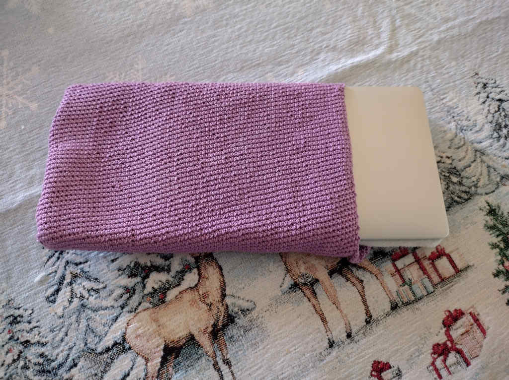 PursePC, now with a beautiful knitted purple cover